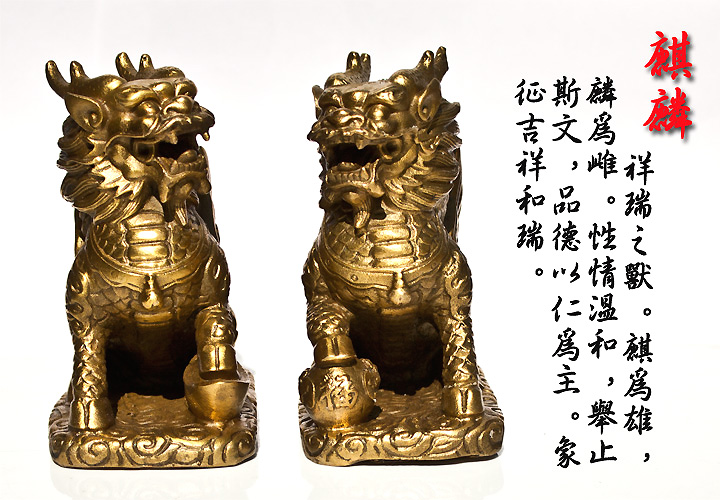 开光纯铜财富麒麟摆件 威武麒麟 镇宅化煞招财送福子-第7张大图
