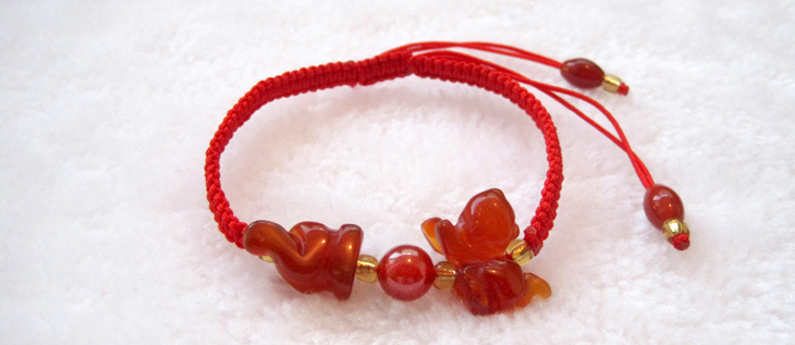 开光2017年属蛇和属猴开运手链 巳申禅定佛红绳手链 辟邪助事业吉祥物 天然红玛瑙-第3张大图